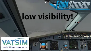 Low visibility, mountains and snow | approach inro Klagenfurt LOWK | Microsoft Flight Simulator 2020