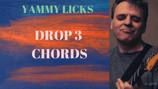 Jazz guitar CHORD VOICINGS drop 3 chord inversions