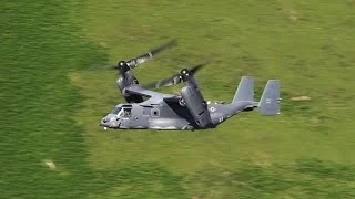 USAF CV-22 OSPREY  Mach-Loop RAF Mildenhall