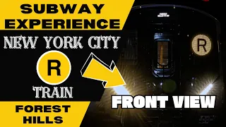 New York City Subway R Train (to Forest Hills) Front View