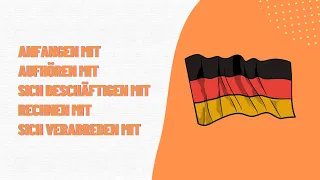 Die HÄUFIGSTEN WÖRTER mit der Präposition MIT🇩🇪 (Wortschatz erweitern | Learn German)