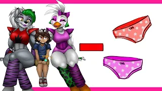 ROXANNE WOLF & GLAMROCK CHICA - PANTIES = ? FNAF ANIMATION