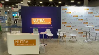 Nutra SSW Trade Show 10' x 20 LED Screen Wall Booth