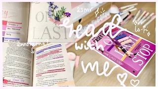 1hr real time read with me! 📚🌸  | lofi, asmr, aesthetic annotate with me + flip through