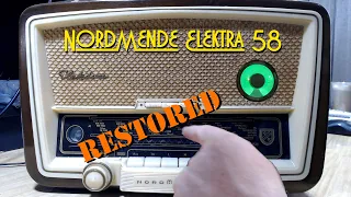 NordMende Elektra 58 Restoration & EM34 Magic Eye Substitution  Pt 1