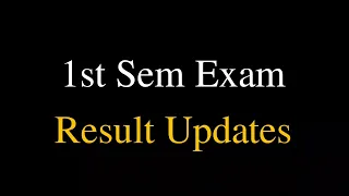 First Sem Result Updates| Calicut University