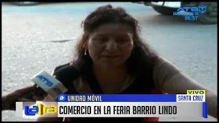 El comercio de la Feria de Barrio Lindo se ve afectado por el paro