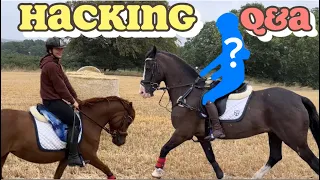 My friend rides my pony | Q&A hacking the horses
