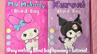 my melody blind bag 🌸 | ASMR | tutorial | sanriolve