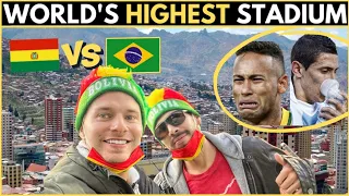 BOLIVIA vs BRAZIL (World's HIGHEST Stadium!)