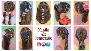 Penteados Fáceis e Rápidos para Todas as Idades 😍| Quick and Easy Hairstyles for Girls 🥰