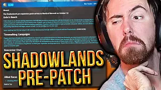 Pre-Patch Changes! Asmongold Reacts to Shadowlands 9.0.1 Notes