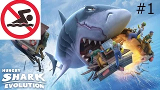 ЭВОЛЮЦИЯ АКУЛЫ #1 - Hungry Shark Evolution - мультик для детей - #ПУРУРУМЧАТА
