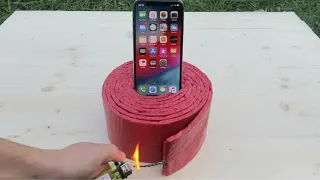 1000 पटाखों Vs iPhone X || Burning iPhone X in 1000 Fire Crackers