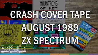 Crash Cover Tape August 1989 - ZX Spectrum