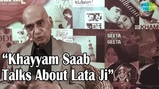 Khayyam Saab Talks About Lata Ji - A Musical Journey Of Lata Mangeshkar - The Nightingale Of India