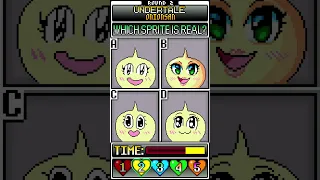 Which Sprite Is REAL? Undertale Edition #shorts