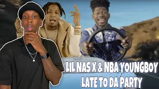 WHAT IS GOING ON?! Lil Nas X & NBA YoungBoy - Late To Da Party (F*CK BET) REACTION