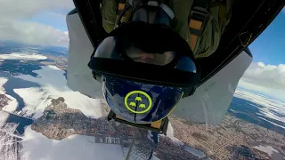 Swedish Air Force Gripen Display above Luleå, Sweden