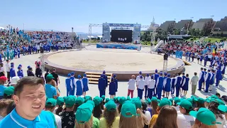 Церемония открытия смены, лагерь "Океан", 2 сентября 2023 г. Владивосток.