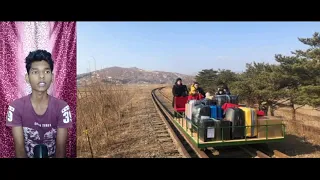 North Korea: Russian diplomats leave by hand-pushed trolley @WorldTeach