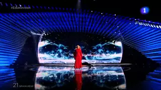 Eurovisión 2015 España Edurne canta Amanecer.