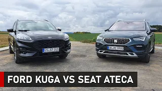 Der SUV Vergleich - neuer 2021 Seat Ateca und Ford Kuga -  Review, Test, Vergleich