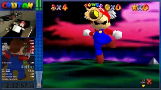 (Former WR) Super Mario 74 Extreme Edition - 0 Star Speedrun In 4:40.93