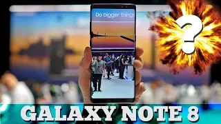 Первый взгляд на Note 8 - ВЗРЫВАЕТ? | Розыгрыш Galaxy Note 8