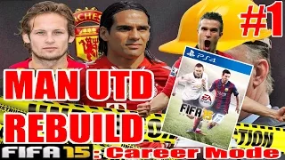 FIFA 15 Manchester United Career Mode Ep 1 - Rebuilt 2.0!! w/ Facecam and Livecom!