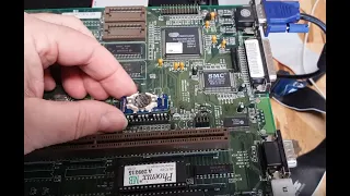 Dallas Clock Chip Replacement for a 486 motherboard with a special guest appearance by Gollum