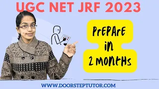 UGC NET JRF 2023 - Prepare in 2 Months @ doorsteptutor.com Strategy | Dr. Manishika #ugcnetdec2023