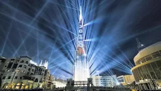 Light Up 2018 Laser Show at Dubai Burj Khalifa