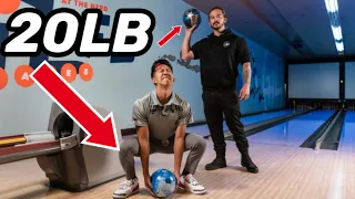 Darren Tang VS 220 Average Bowler (20LB BALL CHALLENGE)