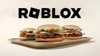 Burger King WHOPPER ad but it's ROBLOX.