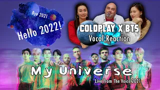Coldplay x BTS Reaction My Universe – Vocal Coach Reacts