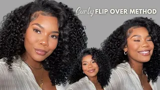 Flip Over Method Sew In with Curly Hair Ft Wiggins Hair