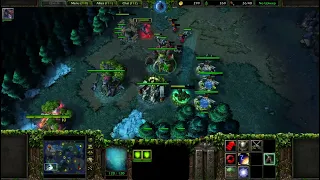 Countering a Tower Rush With Demon Hunter and Solid Micro - 1v1 - Warcraft 3: Reforged