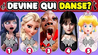 Devine qui DANSE🎶💃Qui DANSE MIEUX| Ladybug, Tenge, Mercredi, Skibidi Toilet,The Rock| Quiz généra