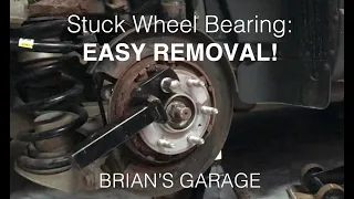 Stuck Wheel Bearing: Easy Removal!