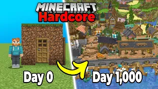 I Survived 1,000 Days in Hardcore Minecraft Survival [MOVIE]