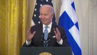 Remarks: Joe Biden Hosts a Reception for Kyriakos Mitsotakis, Prime Minster of Greece - May 16, 2022