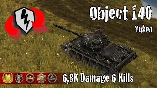 Object 140  |  6,8K Damage 6 Kills  |  WoT Blitz Replays