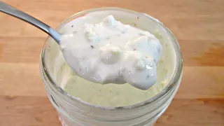 Blue Cheese Dressing - Chunky or Smooth - PoorMansGourmet