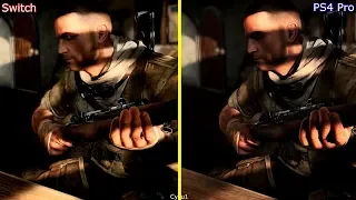 Sniper Elite 3 Nintendo Switch vs PS4 Pro Graphics Comparison
