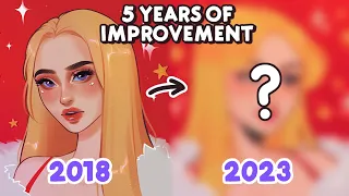 Redrawing old Art ♡ Reflecting on my Art Improvement Journey