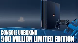 500 Million Limited Edition PS4 Pro Unboxing - The Most Beautiful PS4 Ever?