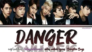 BTS (방탄소년단) - Danger Color Coded lyrics 가사 歌詞 [HAN/ROM/ENG]