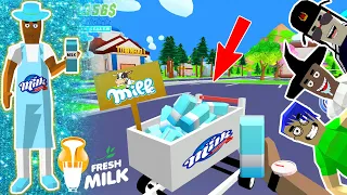 jack becomes a milk seller 🥛🥛 in Dude theft wars