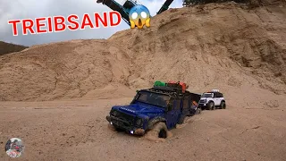 TREIBSAND mit TRX4m Bronco und Defender TOUR fordert alles ab!! RC Scale Crawler 4x4 Offroad TRAXXAS